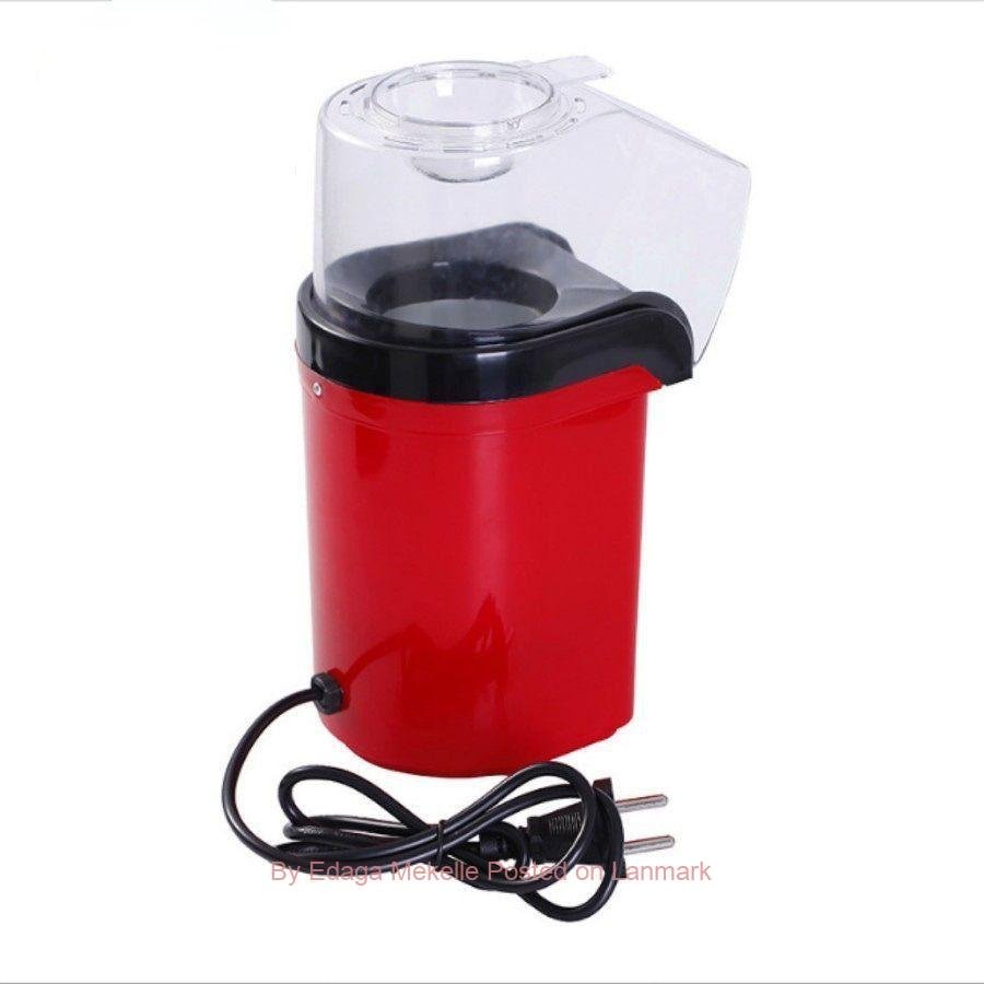 ያለ ዘይት የሚሰራ የፈንድሻ ማፍክያ automatic mini electric popcorn maker