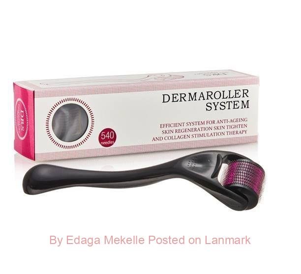 Derma Roller System 0.5mm, 1mm, 1.5mm with 540 Micro Needles