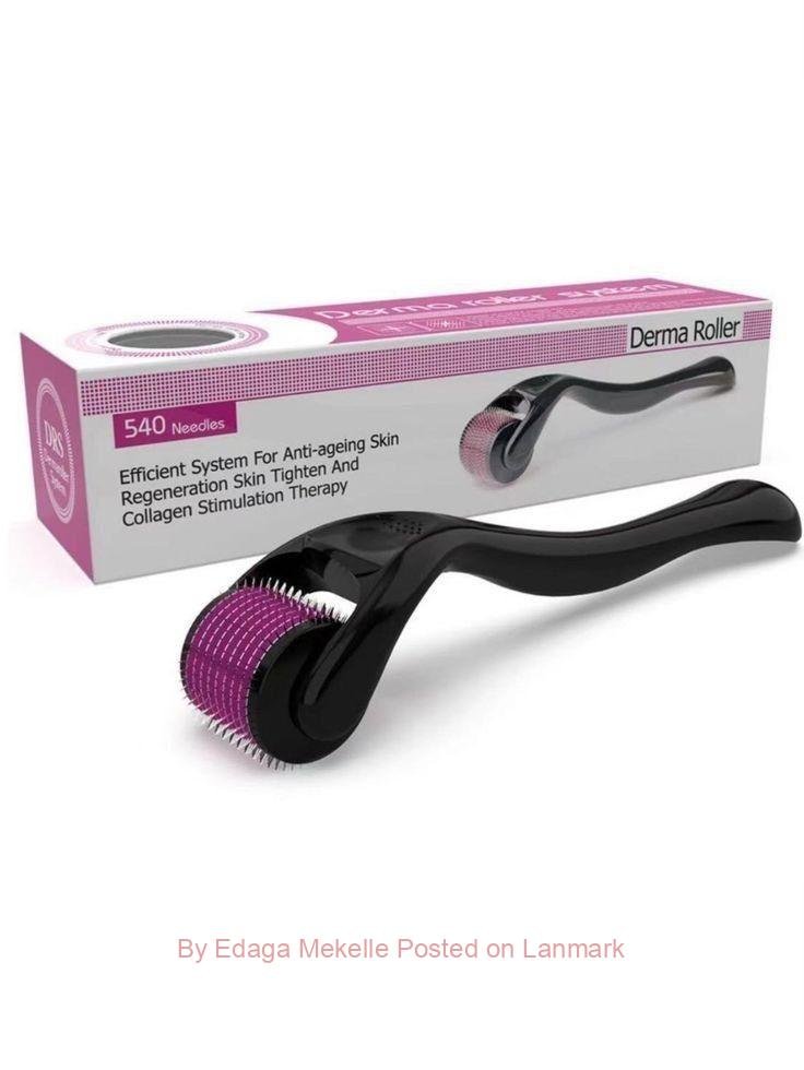 Derma Roller System 0.5mm, 1mm, 1.5mm with 540 Micro Needles