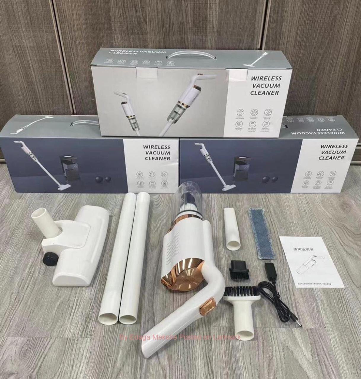 Handheld wireless vacuum cleaner