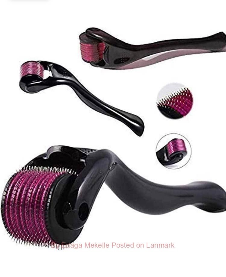 Derma Roller System 0.5mm, 1mm, 1.5mm with 540 Micro Needles