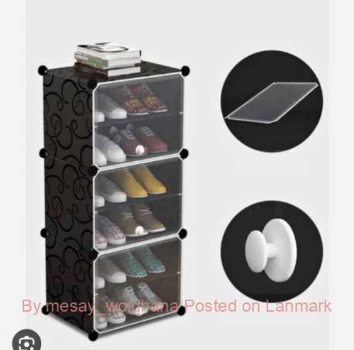 📌Plastic Cube Shoe Rack 👍ዘመናዊ የጫማ ማስቀመጫ