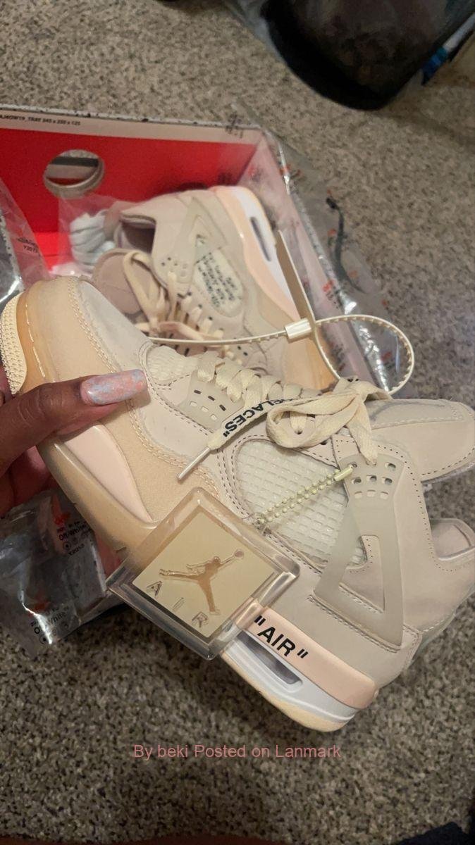 Jordne 4 off white master Quality shoes for you