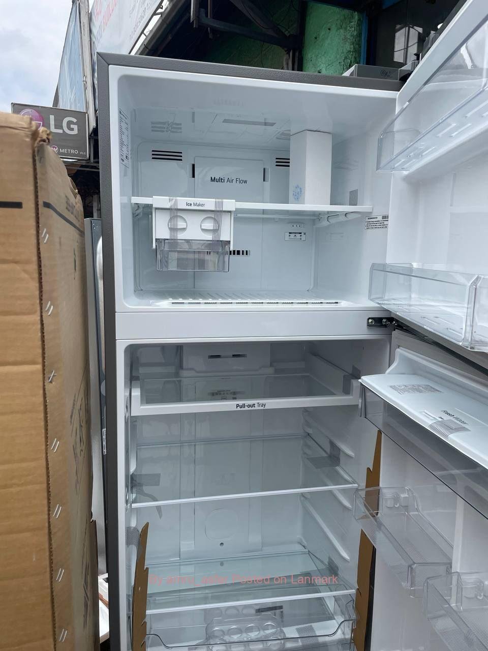LG frige 659 litre water dispenser smart inveeter fan ayatem