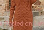 Shein knitted sweater dress