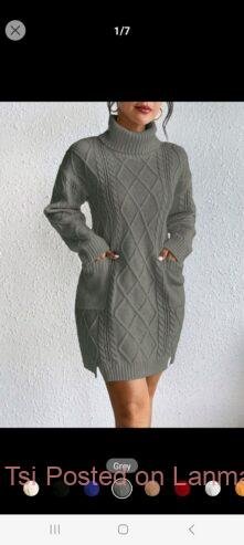 Shein knitted sweater dress