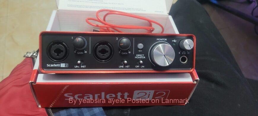 Focusrite Scarlett 2 channel