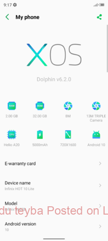 Infinix HOT 10 lite