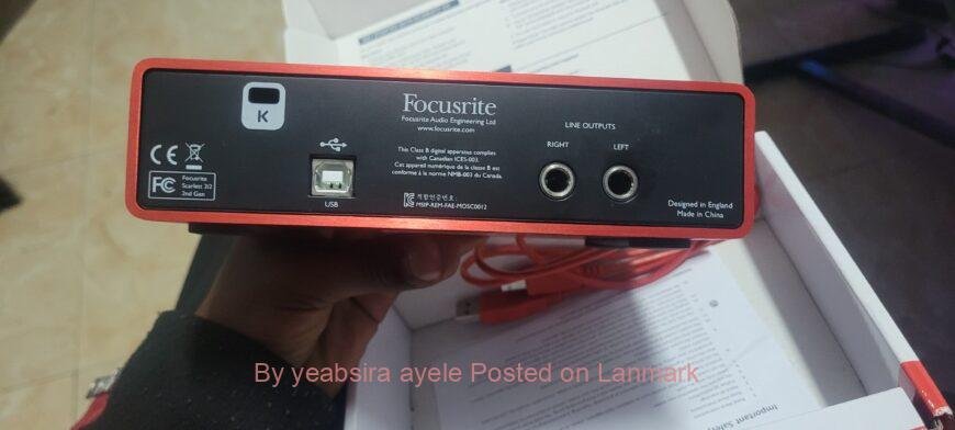 Focusrite Scarlett 2 channel