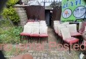 Café restaurant chairs and tables