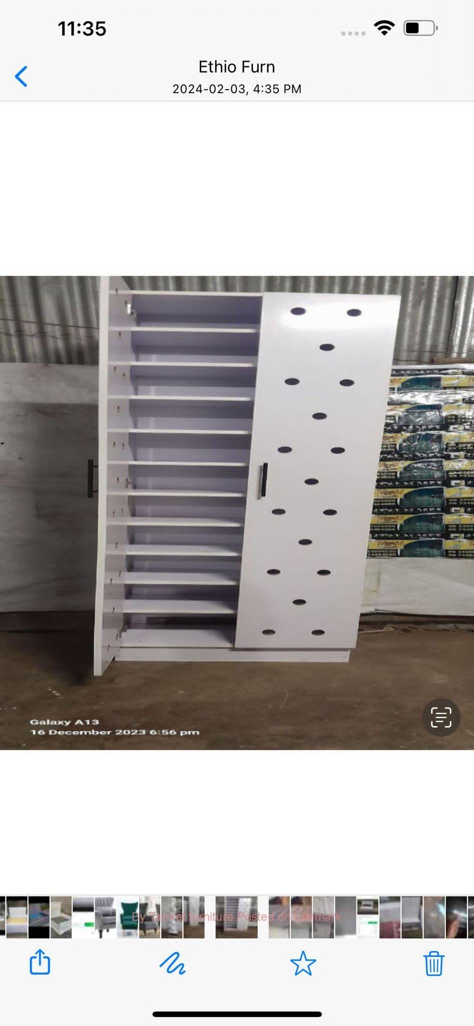 Shoe shelves best quality የጫማ መደርደሪያ በጥሩ ማቴሪያል የተመረተ
