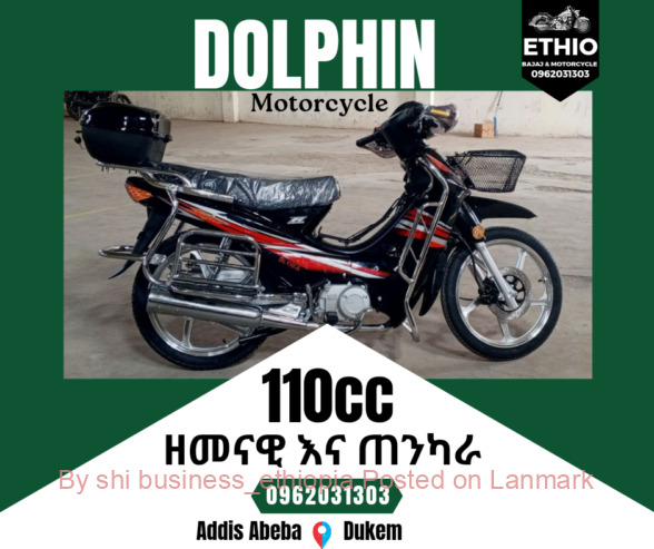 Dolphin 110cc ሞተርሳይክል 📞0962031303