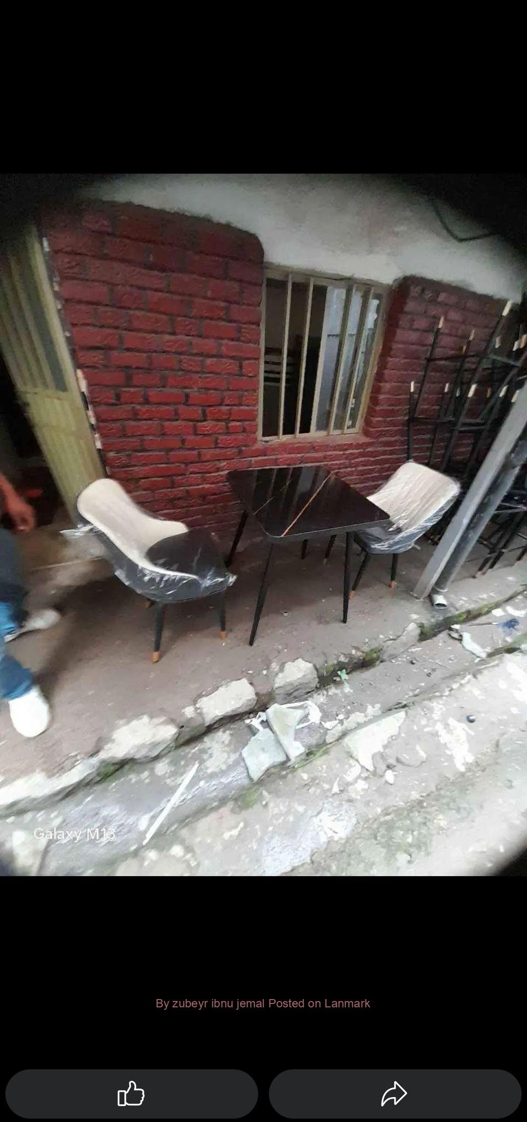 የካፌ የሬስቶራንት የሆቴል የባር ወምበርና ጠረጼዛ