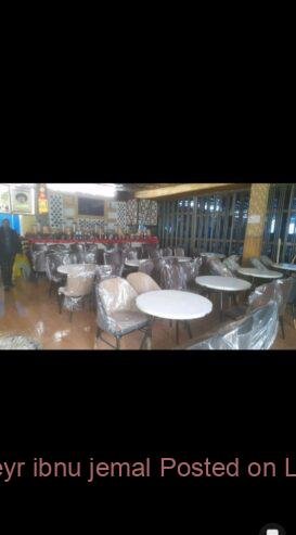 Dining የሆቴል የስጋ ቤት የሬስቶራንት ወምበርና ጠረጼዛ