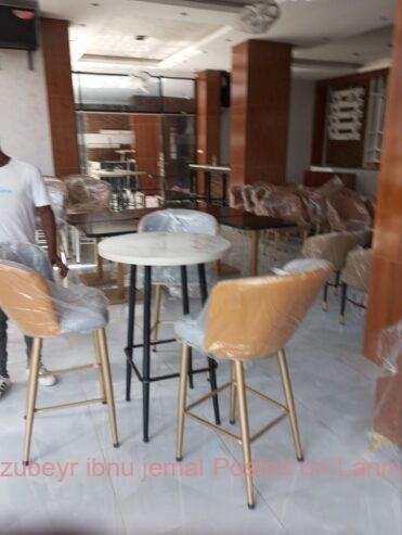 Dining የሆቴል የካፌ የሬስቶራንት ወምበርና ጠረጼዛ