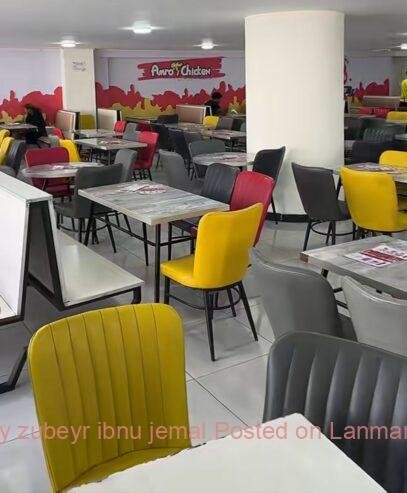 Dining Cafeteria Restaurant HOTEL chairs and Tables