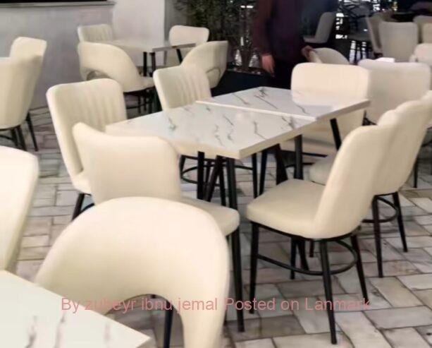 Dining #100% QUALITY LEATHER &FABRIC CHAIRS FOR CAFE RESTAURANT HOTEL