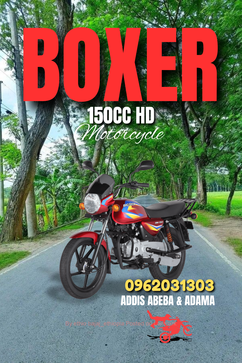 BOXER HD 150CC motorcycle 📞0962031303