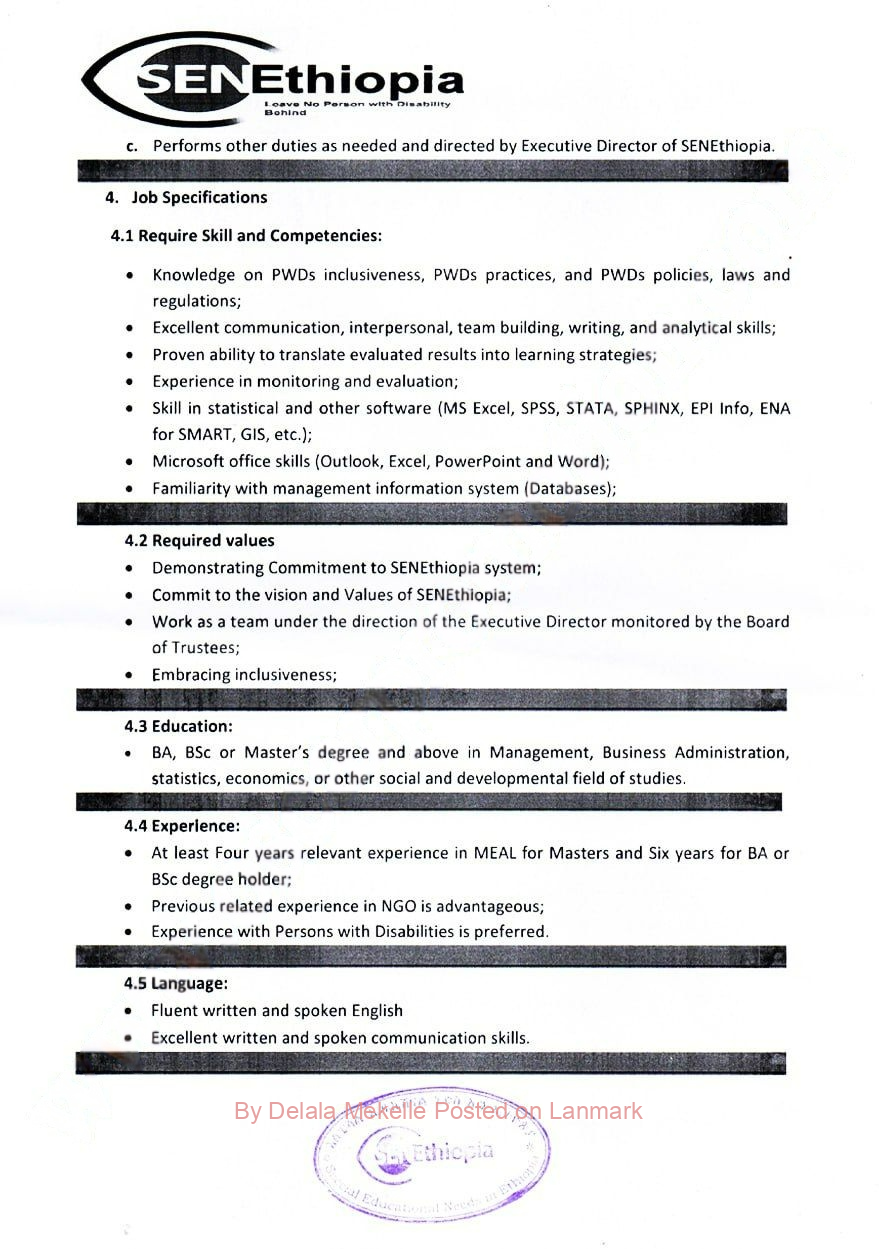 ምልክታ ስራሕ SEN ETHIOPIA