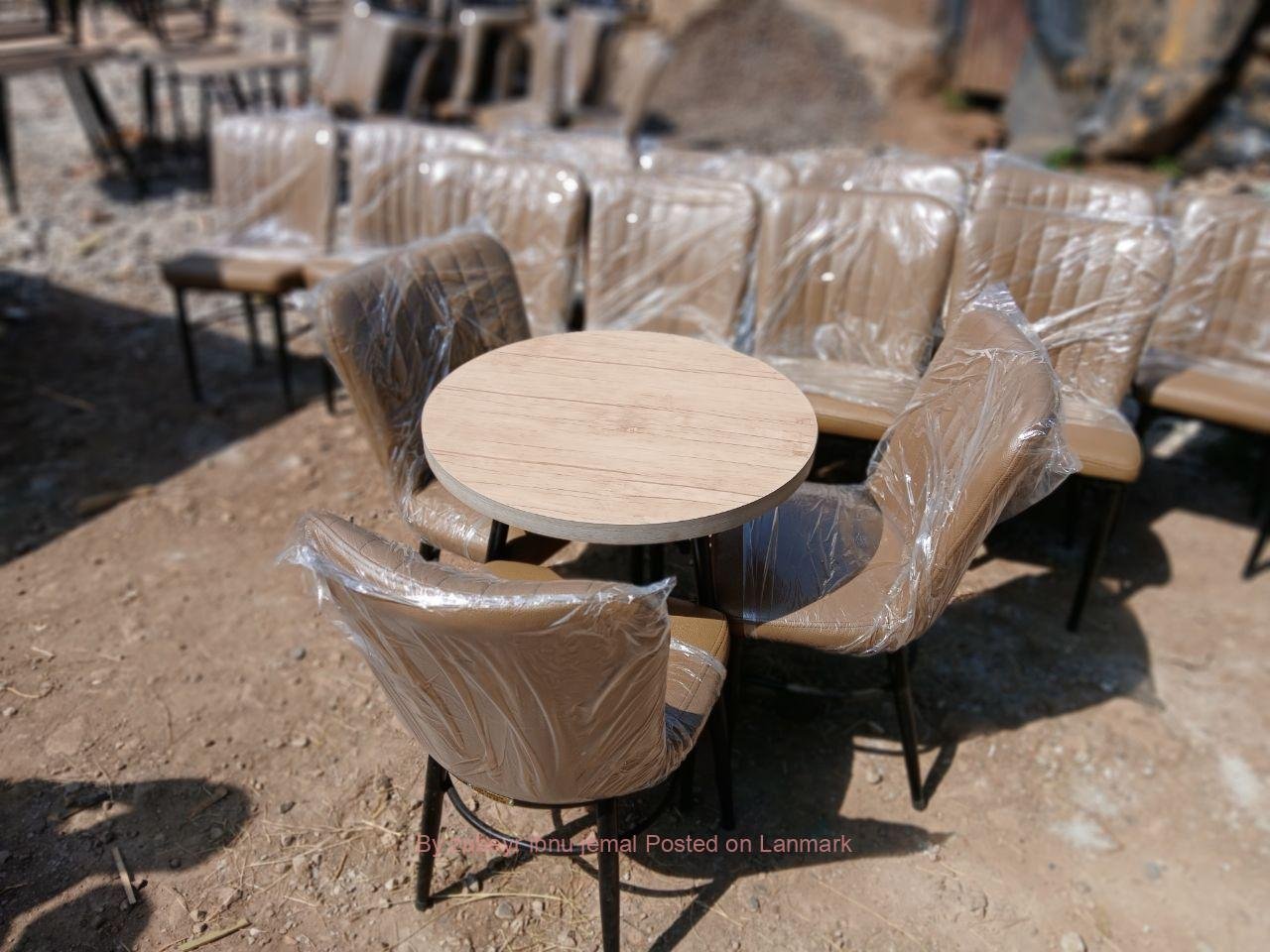 Dining Cool Leather Chairs and table 🍸 HOTEL RESTAURANT CAFE