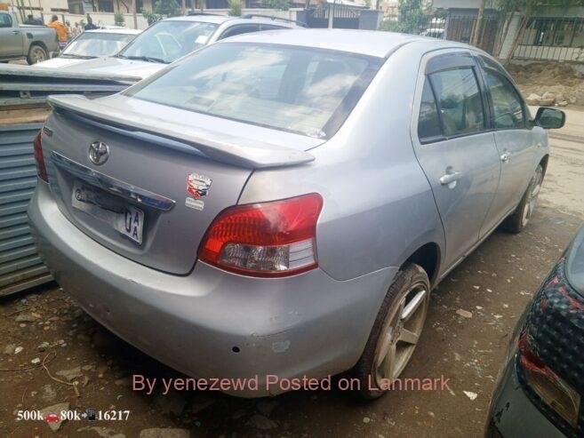 Bank 750ሺ ያለበት Toyota Yaris Belta 2007 for sell
