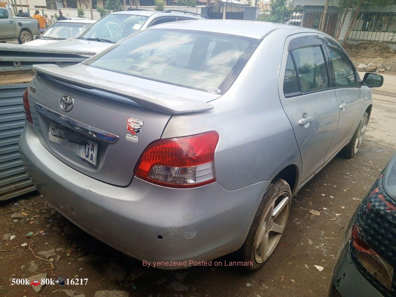 Bank 750ሺ ያለበት Toyota Yaris Belta 2007 for sell