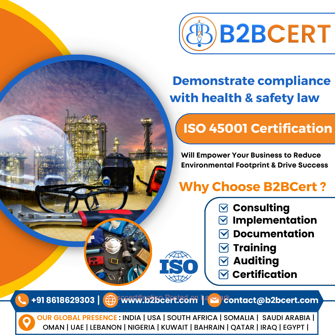 Ensure Workplace Safety with ISO 45001 Certification in New York – Powered by B2Bcert
