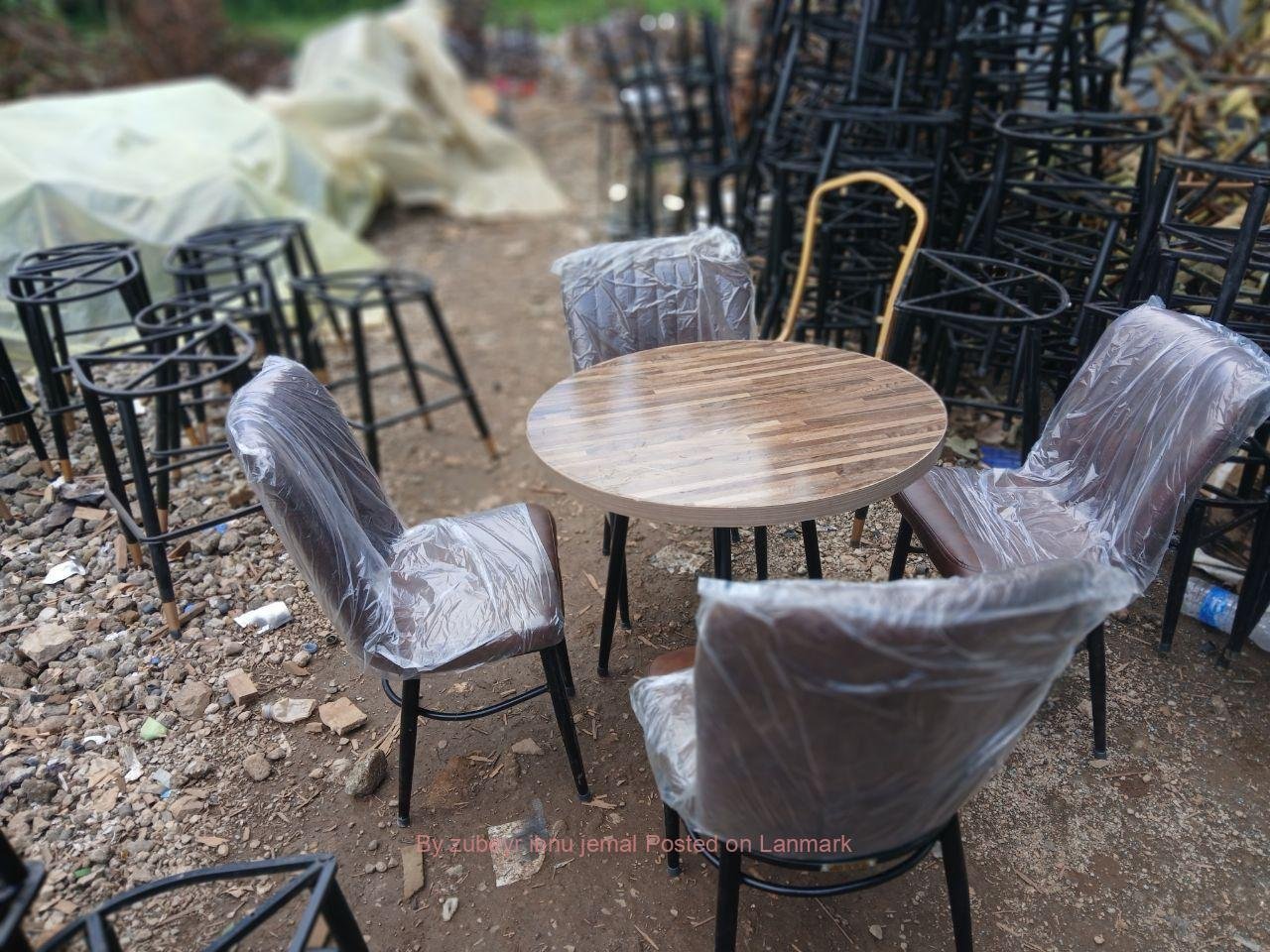 QUALITY የካፌ የሬስቶራንት የሆቴል የባር ወምበርና ጠረጼዛ