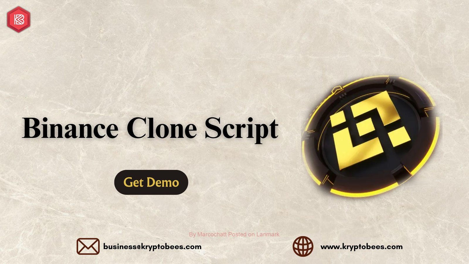 Binance Clone Script – Build Your Exchange with Kryptobees