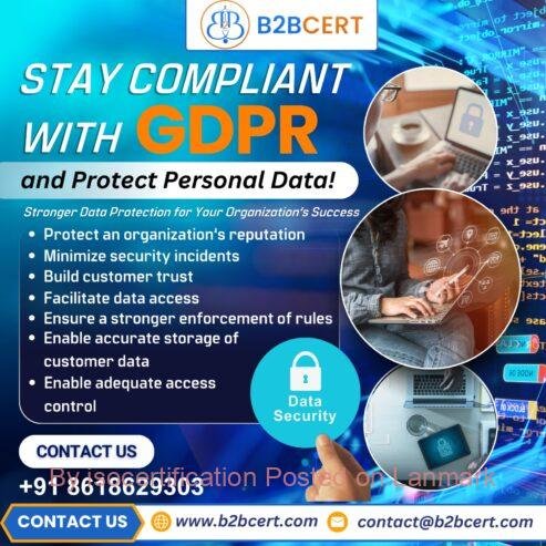 Achieve GDPR Certification in New York with B2Bcert!