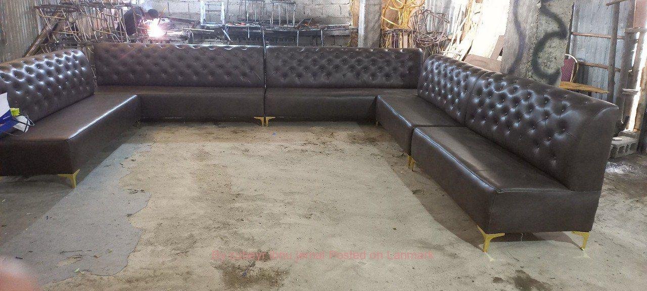 QUALITY LEATHER &FABRIC RESTAURANT SOFA 🛋