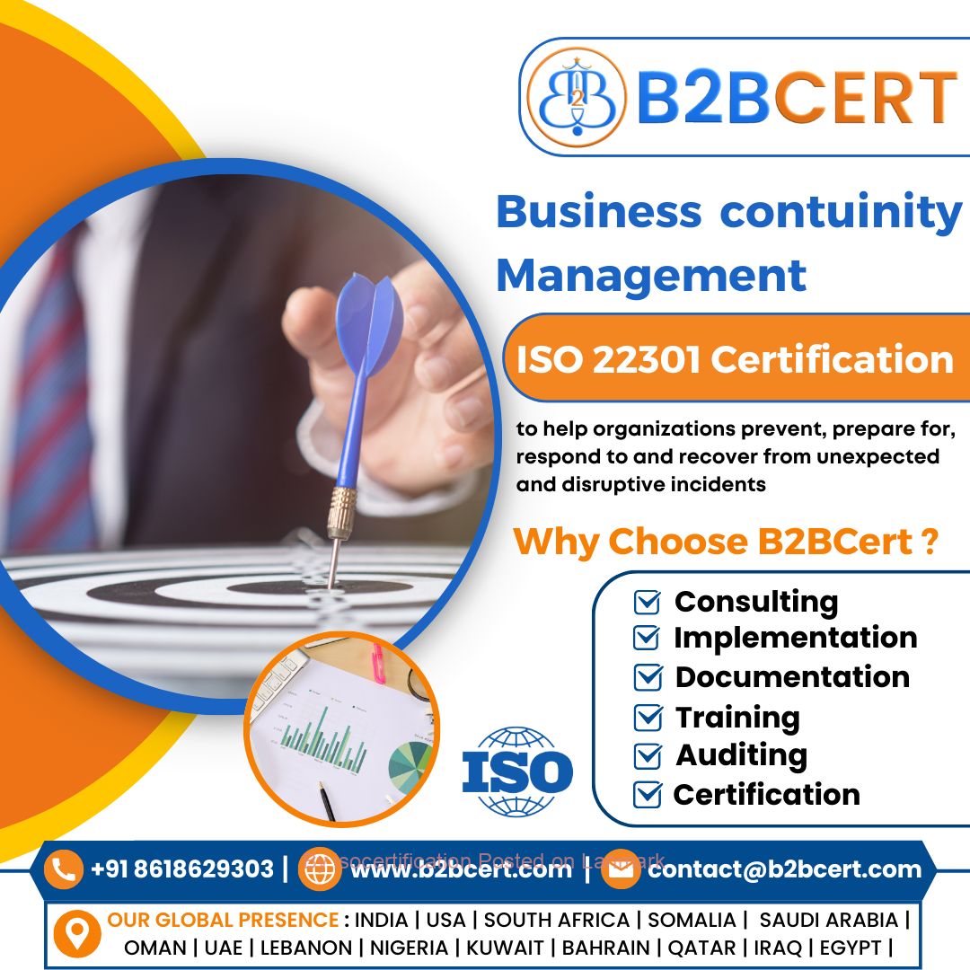 Stay Resilient with ISO 22301 Certification in New York – Powered by B2Bcert