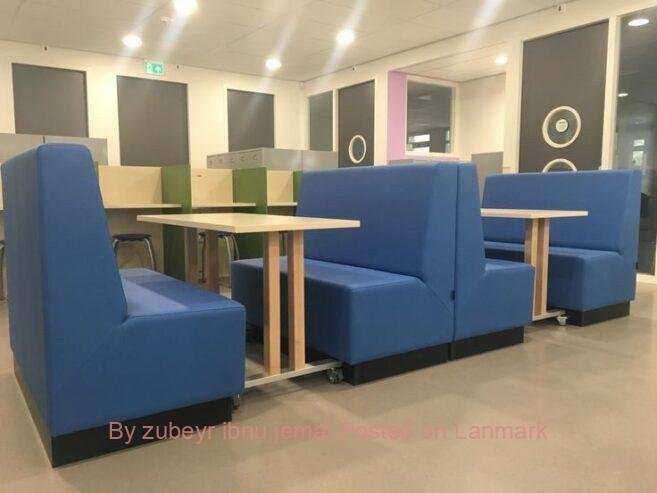 QUALITY LEATHER &FABRIC RESTAURANT SOFA 🛋