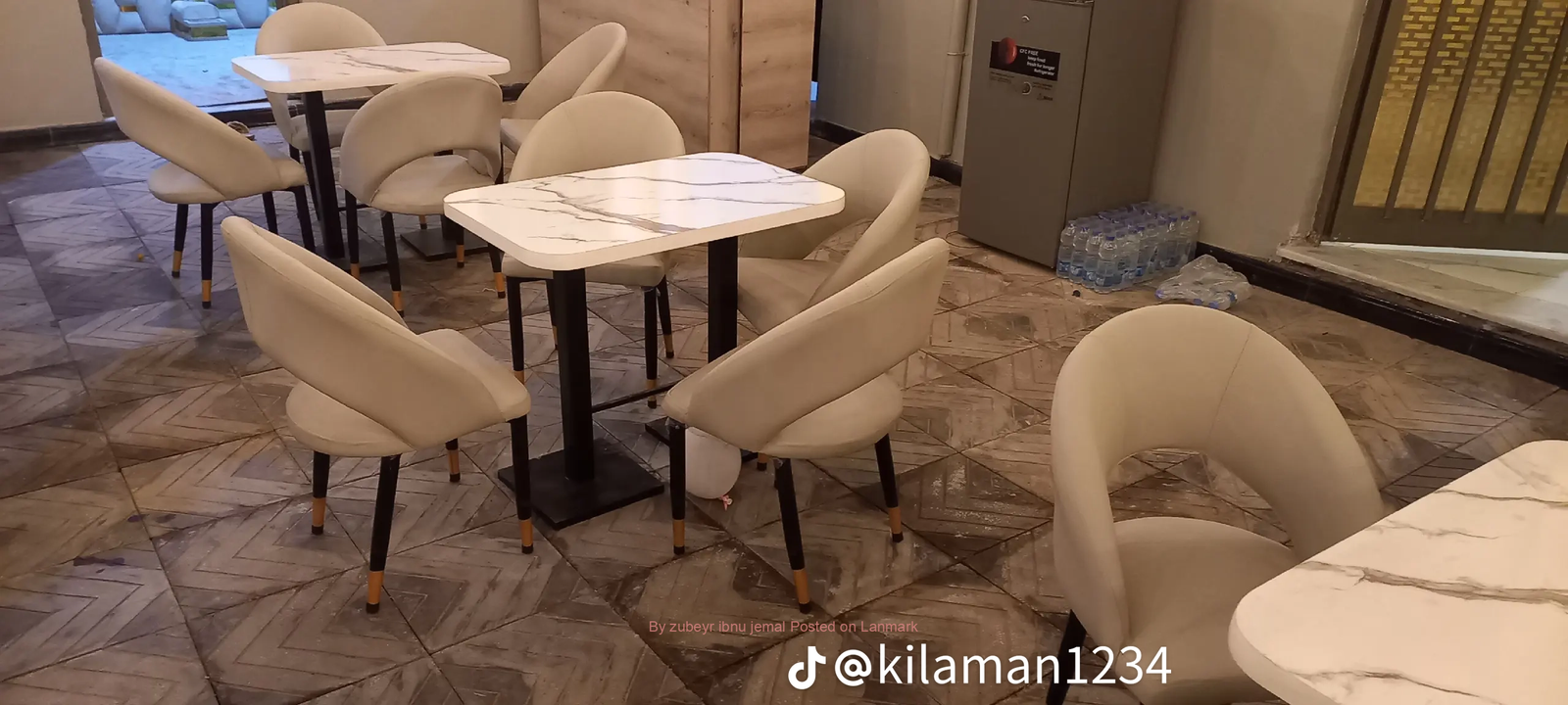 THE HOTEL RESTAURANT CHAIRS AND TABLES