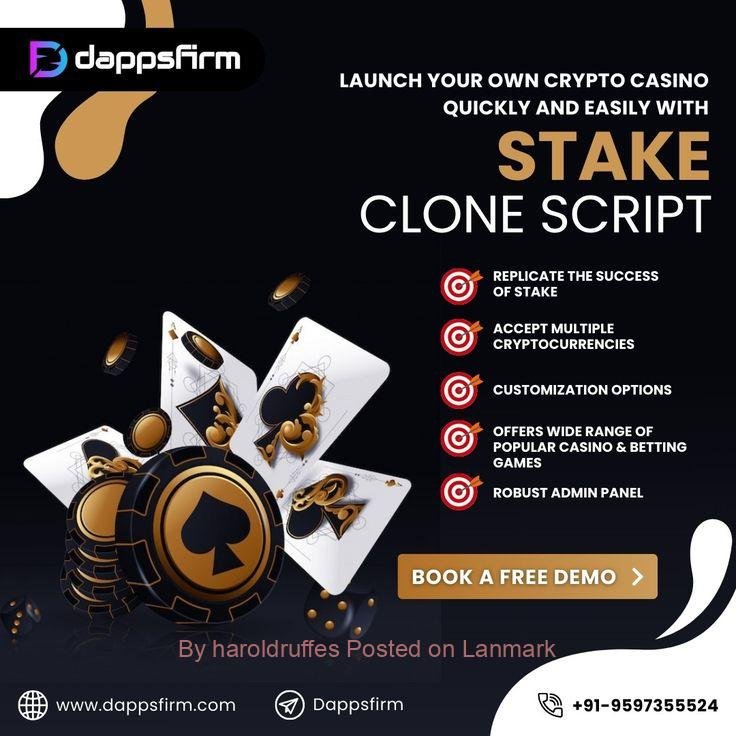 Stake Clone Script: Turn Your Casino Vision Into Reality – Free Demo at Minimal Investment