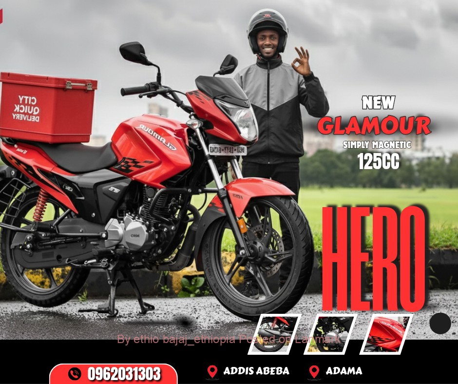 Hero glamour 125cc motorcycle