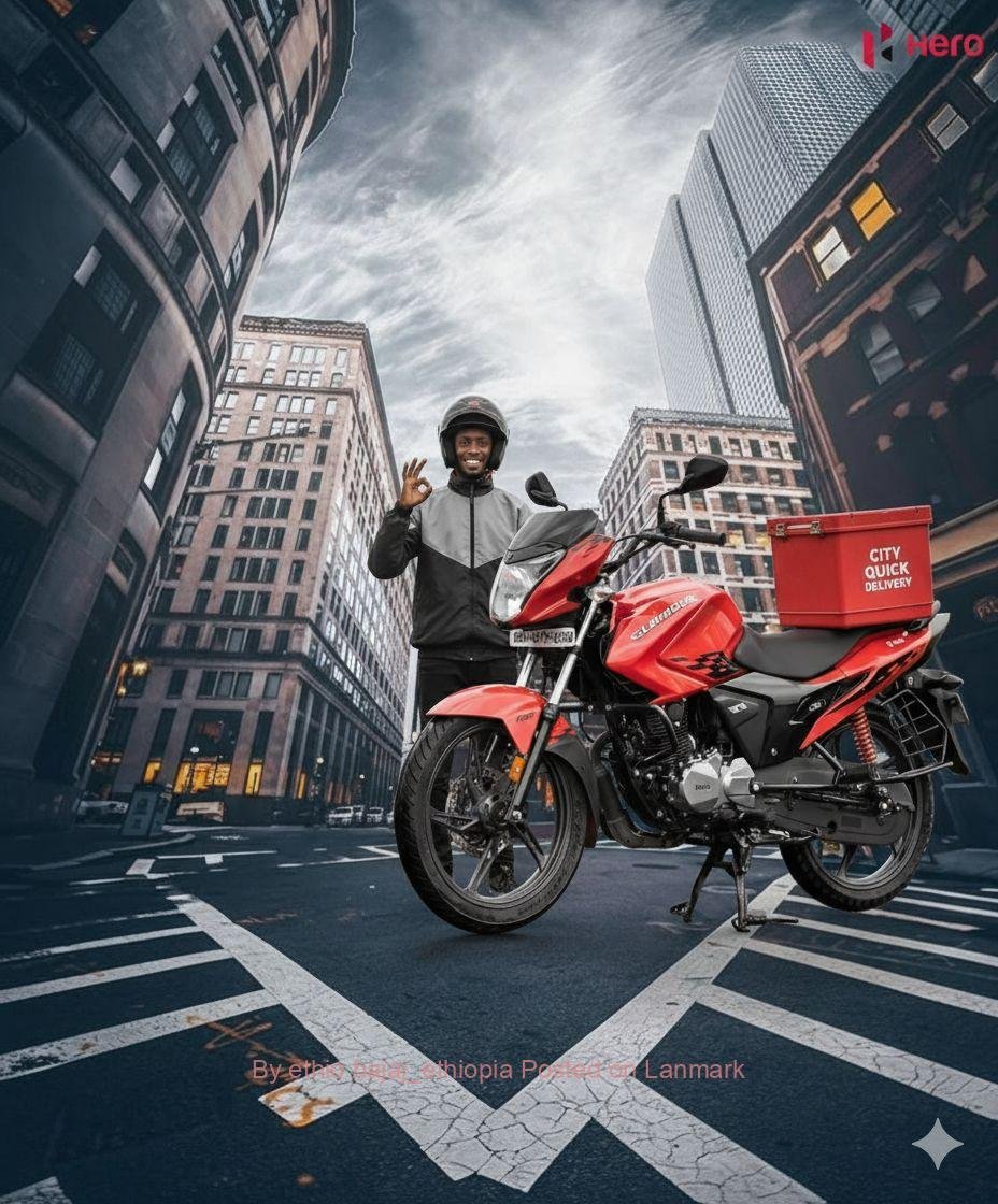 Hero glamour 125cc motorcycle