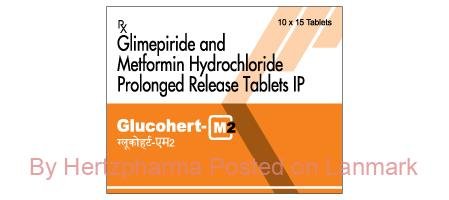 Glucohert-M2 Tablet PR for Type 2 Diabetes Management – Order Now | Hertz Pharma