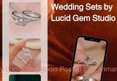 Handcrafted-Moissanite-Wedding-Sets-by-Lucid-Gem-Studio