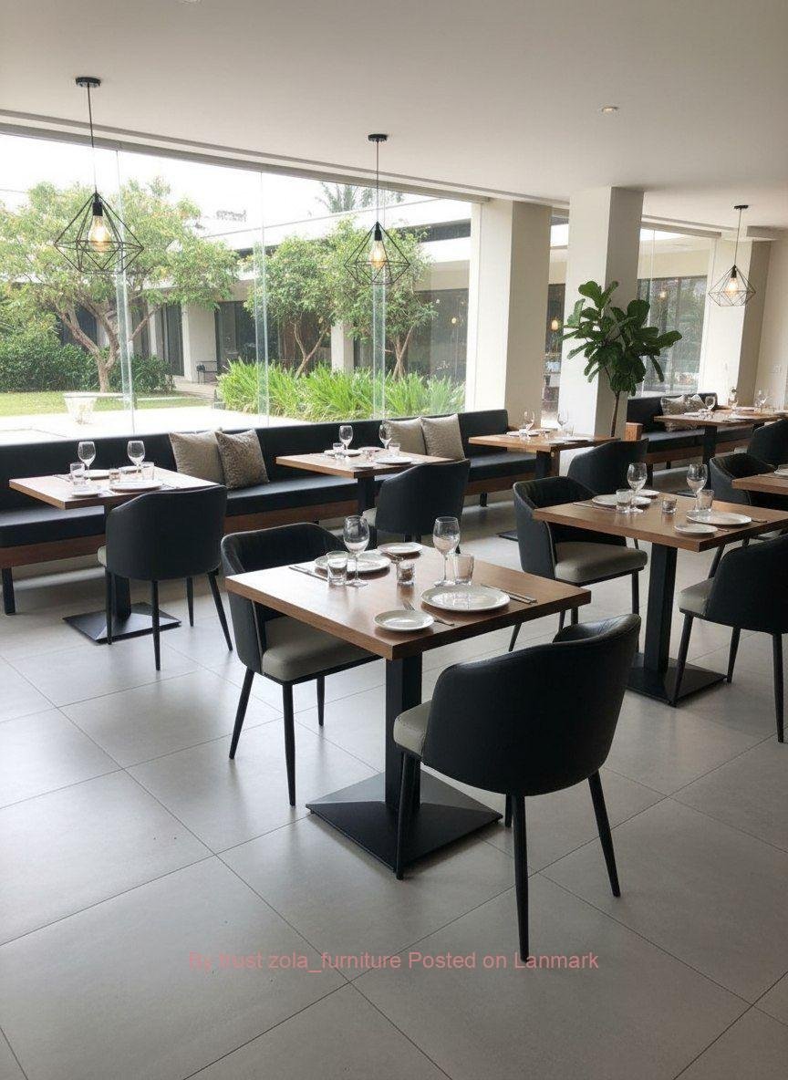 QUALITY RESTAURANT HOTEL CHAIRS AND TABLE