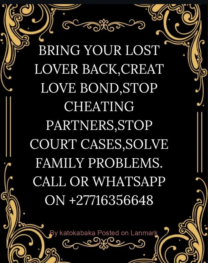 +27716356648 Bring back lost lover / love spell caster IN ,ladybrand ,Lebowakomo ,Lichtenburg , South Africa, Louis trichardt , Malmesbury , Mankweng , Matatiele , Melmoth ,Middelburg , Middleburg , Midrand ,Mitchells plain , Mosselbay , mossel bay Kimberley , Kirkwood , Klerksdorp , Knysna , Kokstad , Komga ,Kroonstad ,Kuruman , Lady frère