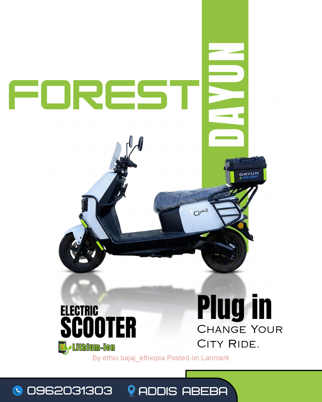 DAYUN Forest Electric Charge Scooter