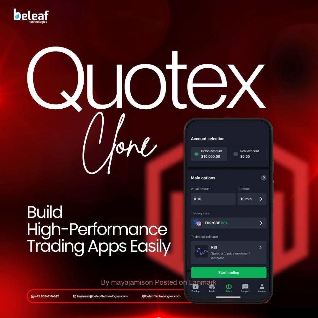 Quotex Clone Script for Next-Gen Trading Platforms