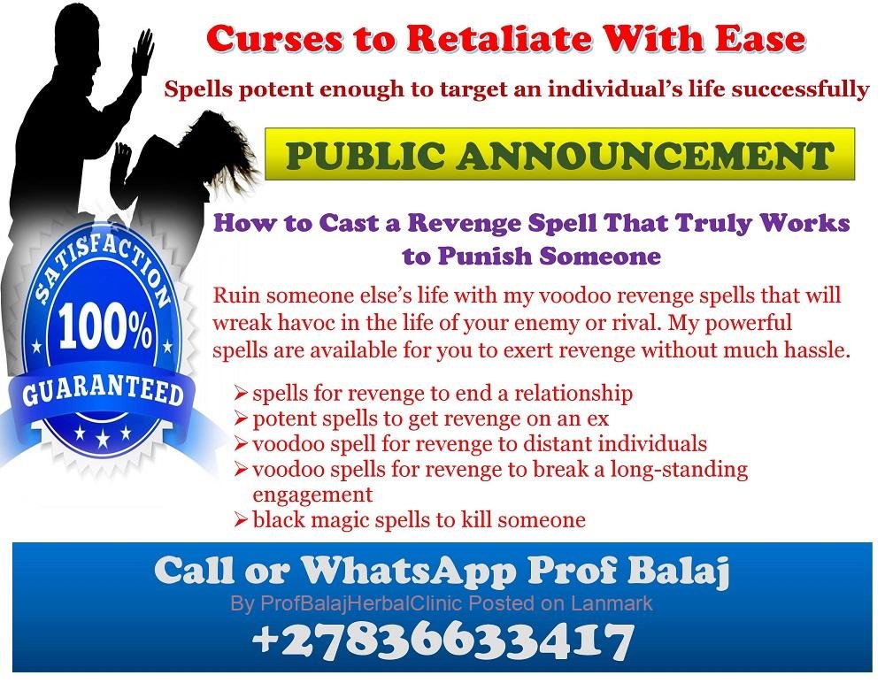 Hurt and Betrayed? Try These Revenge Spells That Bring Instant Karma to Your Enemies +27836633417
