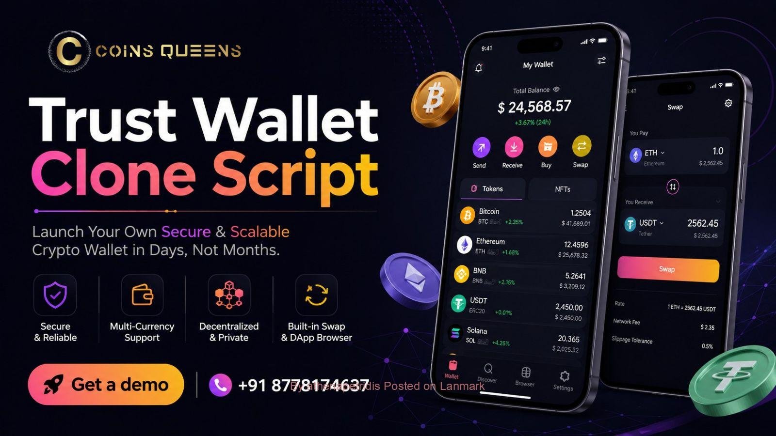 Unlock Smarter Digital Asset Management with Trust Wallet Clone Script