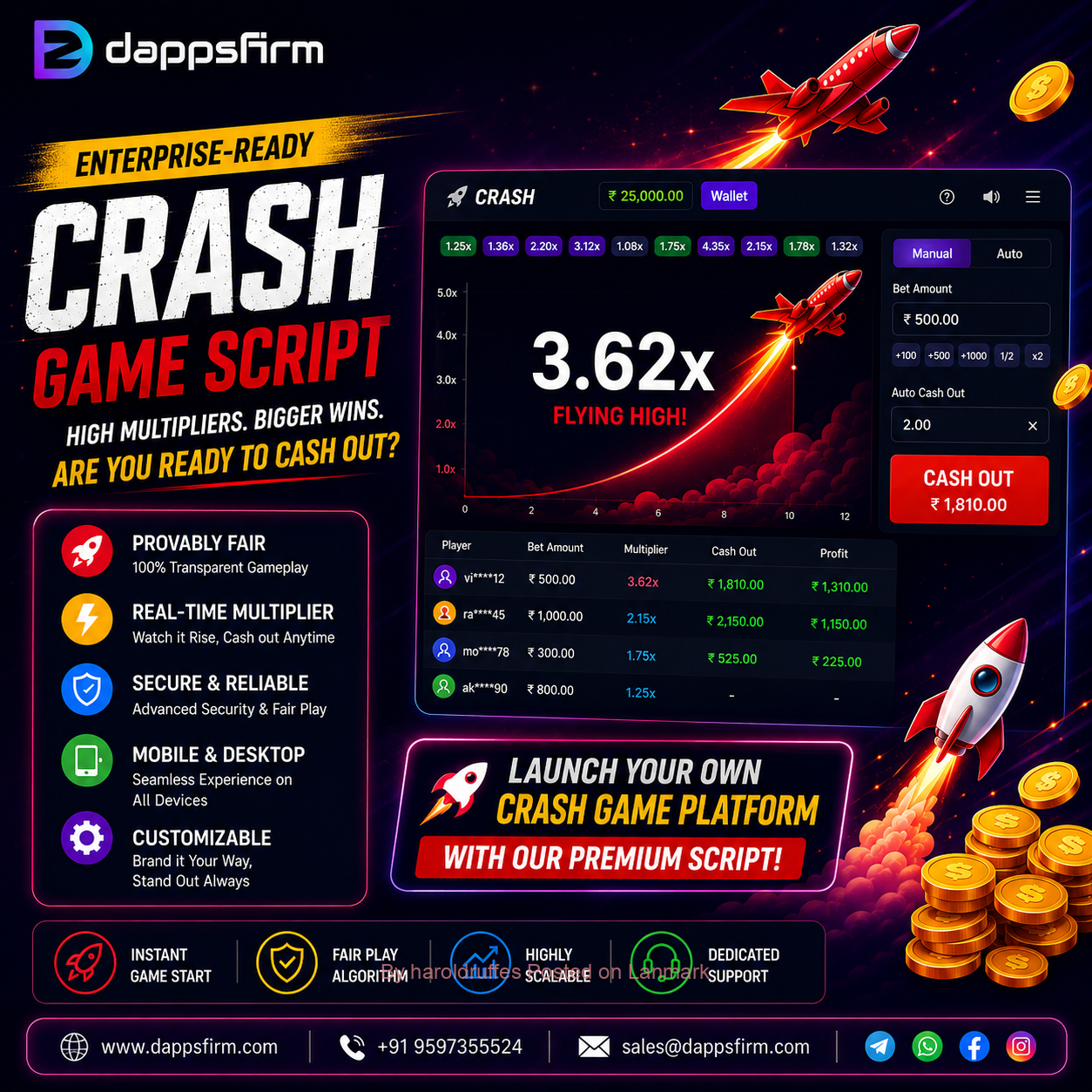 Ready-to-Use Crash Game Script for Fast Business Growth