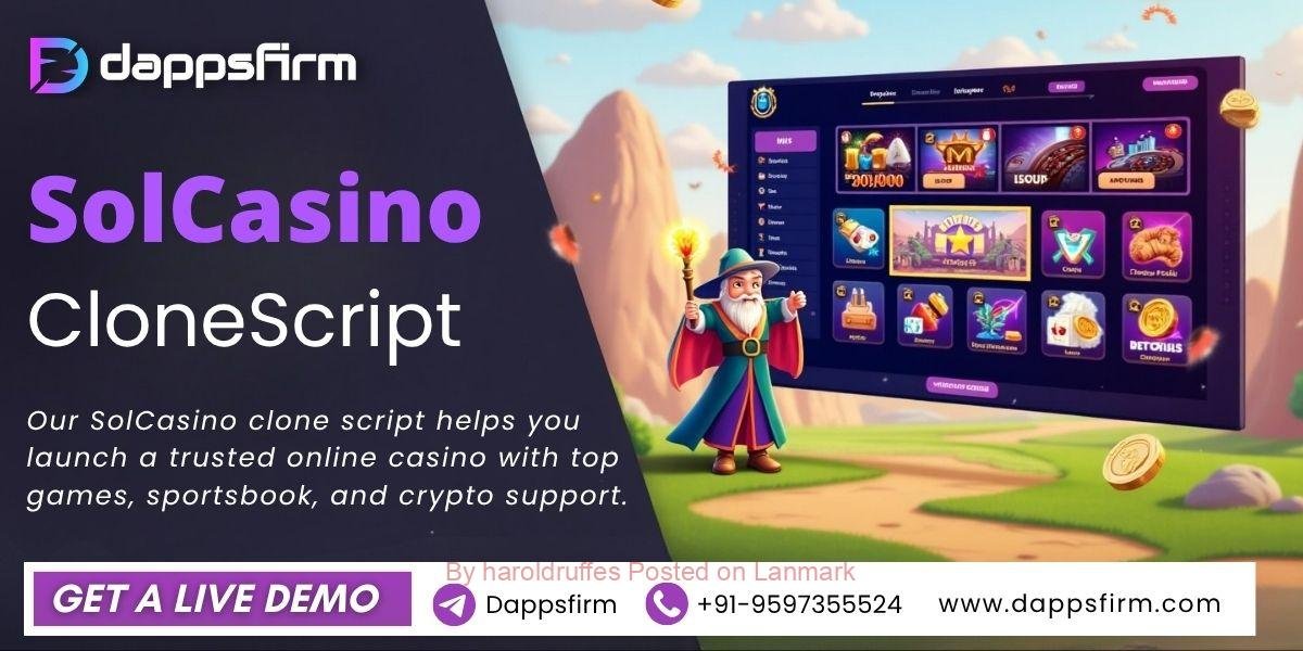 SolCasino Clone Script with Provably Fair Gaming & Sportsbook Integration