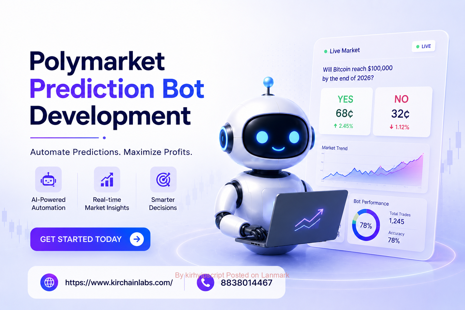 Expert Polymarket Prediction Bot Development by KIR Chain Labs