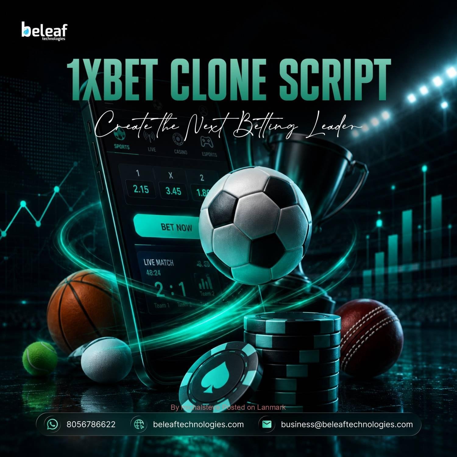 The Next Billion-Dollar Betting Opportunity Begins with a 1xBet Clone Script