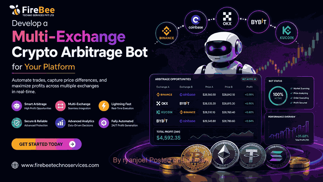 Develop a Multi-Exchange Crypto Arbitrage Bot for Your Platform